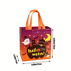 Halloween Tote Gift Bags 6 Patterns Trick Or Treat Bags Reusable Goody Candy Bag