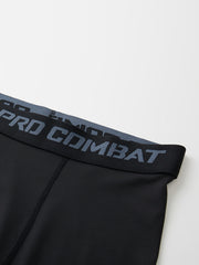 Men's Alphabets Pattern Compression Pants for Fitness