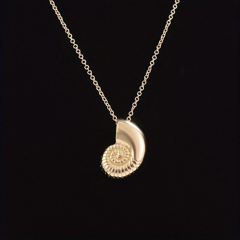 Seaside Summer Conch Necklace Clavicle Chain Snail Shell Pendant