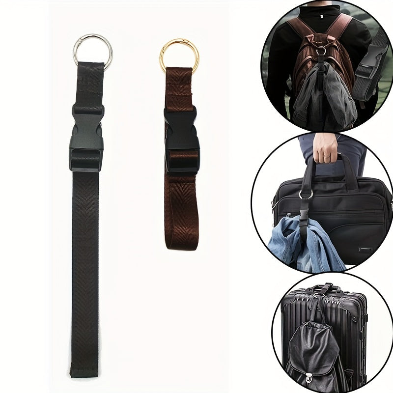 Adjustable Luggage Strap with Multifunctional Hook for Travel