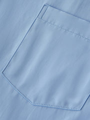 Men's Formal Button Up Shirt with Chest Pocket