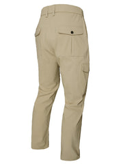 Men's Street Style Cargo Pants with Classic Pockets, Medium Stretch