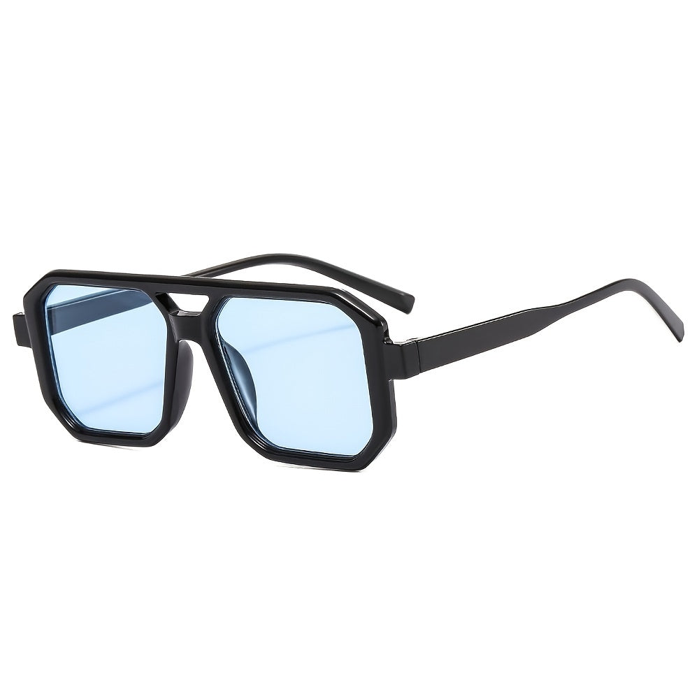 Men's Double Beam Large Frame Sunglasses