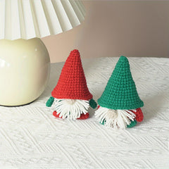 DIY Crochet Doll Christmas Set Decorations - Gnome Deer Baubles
