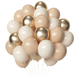 50pcs Neutral Latex Balloons for Birthday Wedding Baby Showers