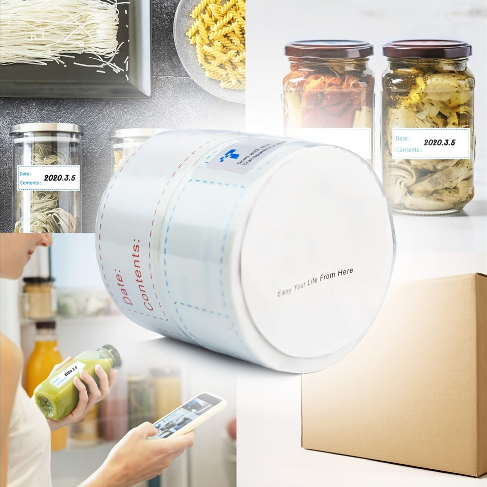 250 Removable Freezer Labels 1 X 3 Inch Food Storage Stickers