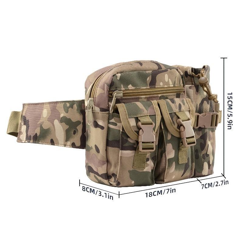 Waterproof Running Waist Bag with Multiple Pockets