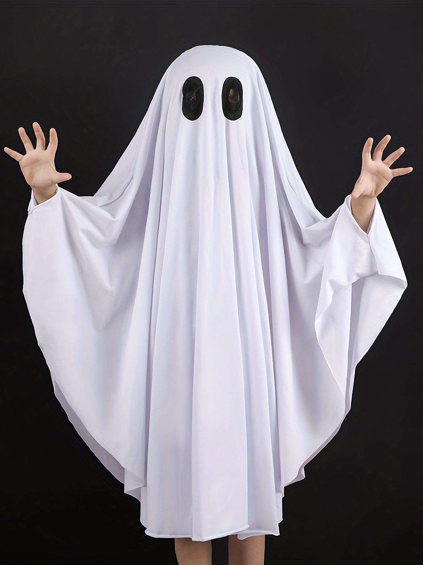 Toddler Halloween Costume Ghost Cosplay Cloak for Kids Party Clothes