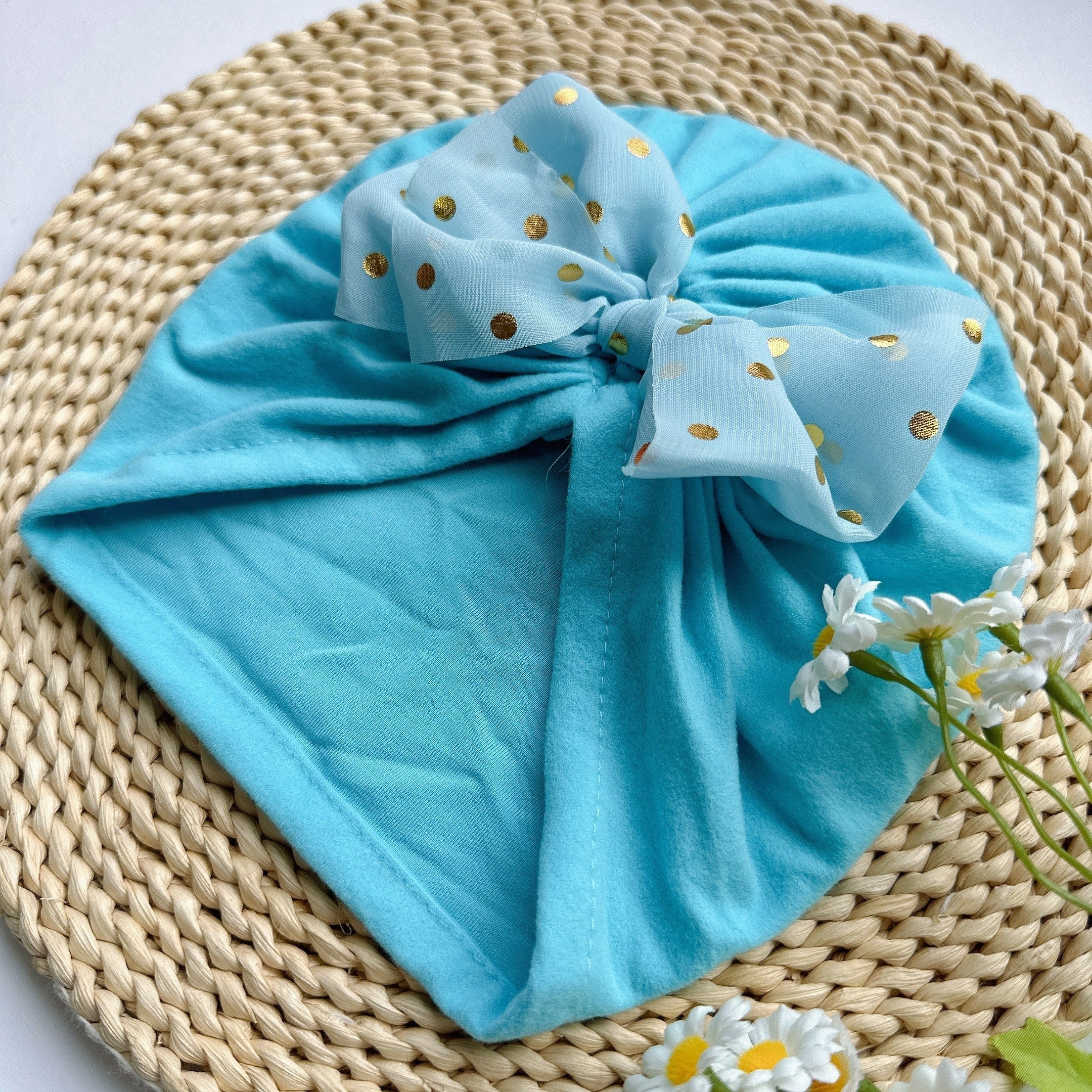 Soft Bowtie Baby Hat Newborn Spring Summer Headband