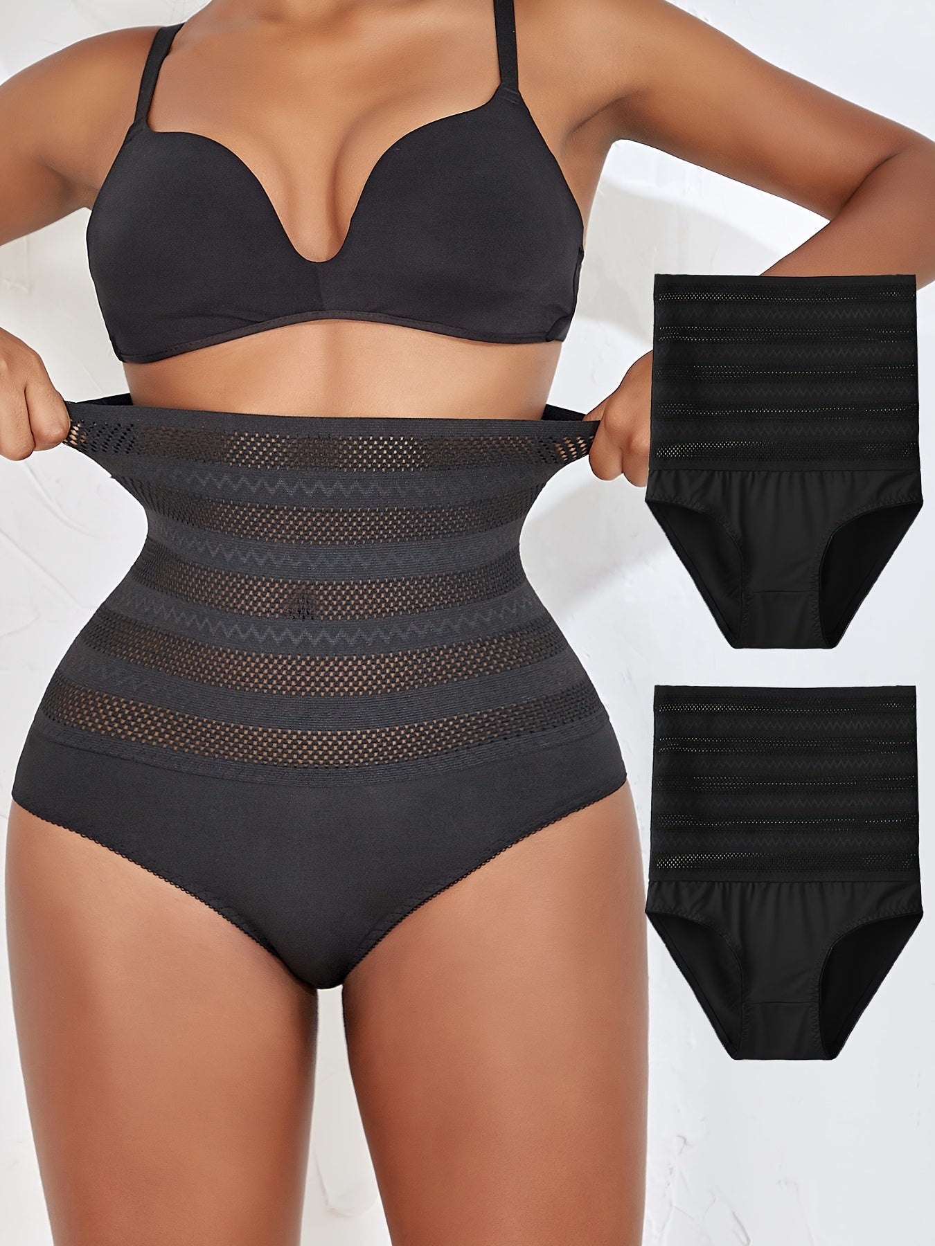 Seamless High Waist Tummy Control Panties for Women