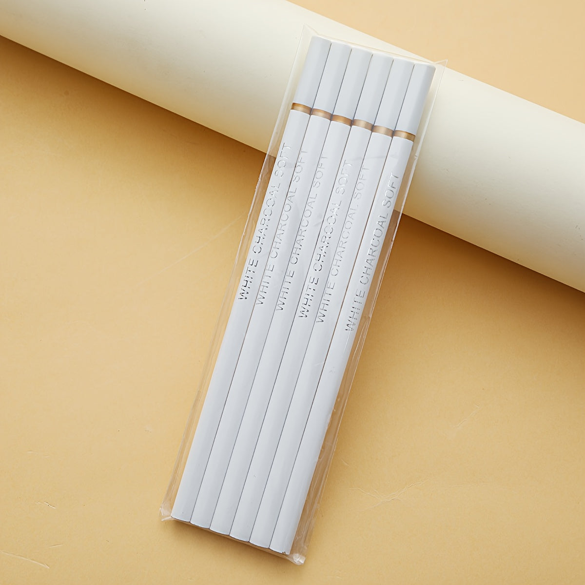 3pcs Charcoal Pen Gloss Pen Soft Sketch Pen Art Painting