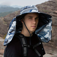 Camouflage Fisherman Hat Quick Dry Waterproof Fishing Hat