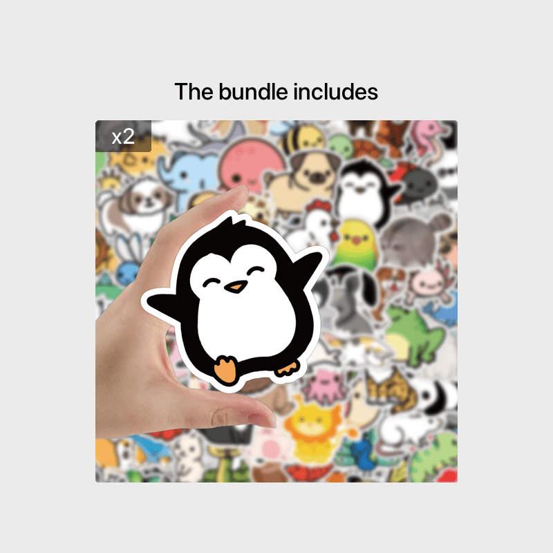 100 Adorable Animal Stickers for Devices & More