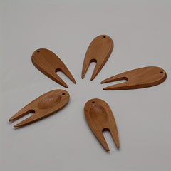 Bamboo Golf Repair Fork Wooden Ball Fork