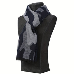Men's Plaid Windproof Scarf Shawl