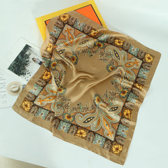 Women's Satin Silk Hair Wrapping Scarf Night Sleeping Headscarf