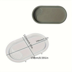 Concrete Printed Dish Tray Storage Silicone Mold DIY Gypsum Cement