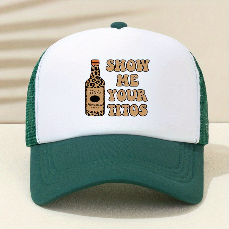 Summer Mesh Trucker Hat Outdoor Sports Baseball Cap Sunshade Sunscreen