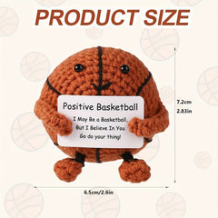 Basketball Crochet Knitted Doll Gift for Athletes