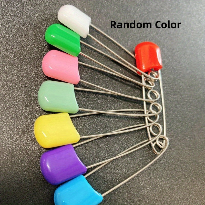 Stainless Steel Needles Safety Pin Brooch Girls Jewelry Pin