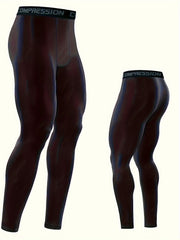Men's Active Compression Pants Quick Drying Sports Leggings