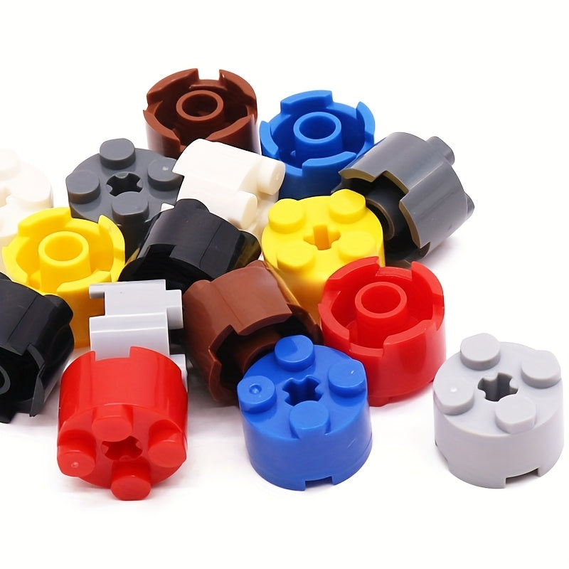 20pcs 2x2 Cross Cylinder Brick Tech Building Blocks DIY Toy Parts