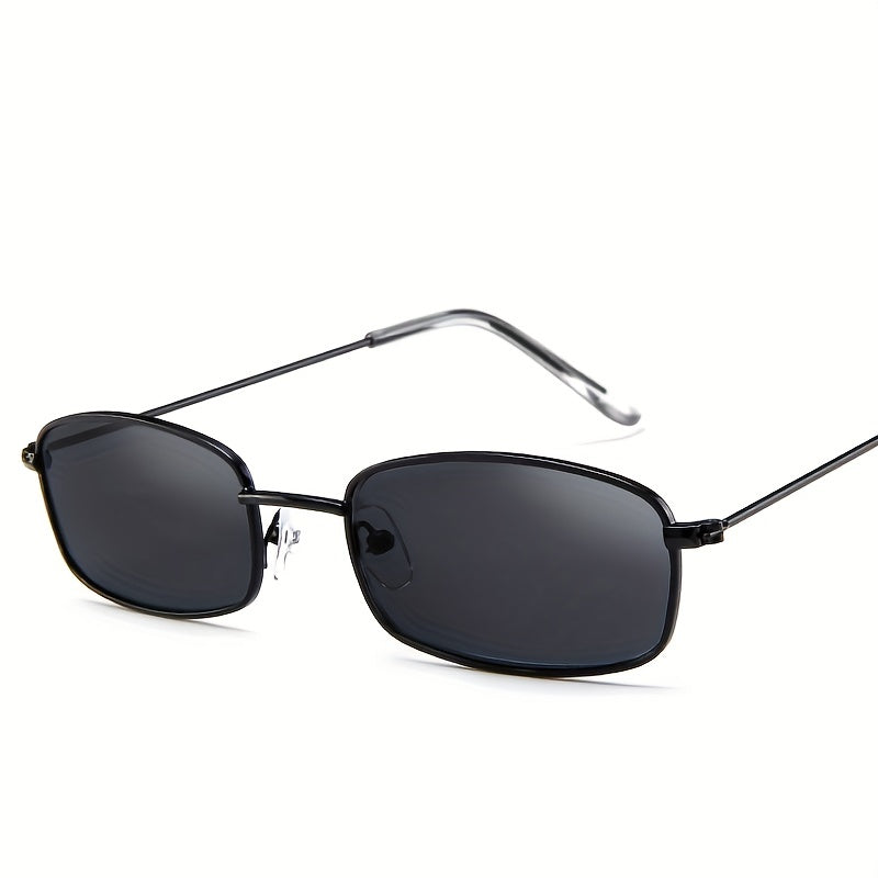 Small Square Sun Glasses Retro Metal Sunglasses