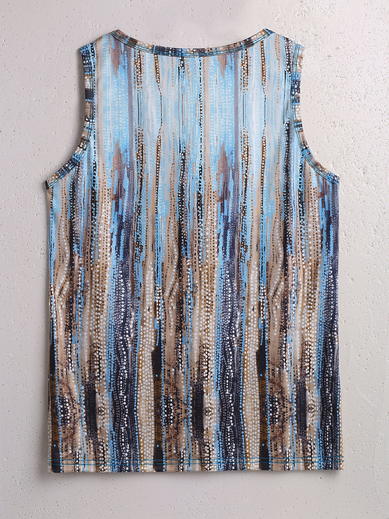 Sleeveless Allover Print V-Neck Tank Top for Women