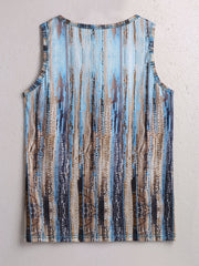 Sleeveless Allover Print V-Neck Tank Top for Women