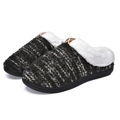 Men's Memory Foam Fleece Cozy Slippers - Winter Gift