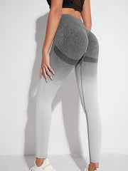 Ombre Yoga Leggings High Waisted Butt lifting Sports Pants