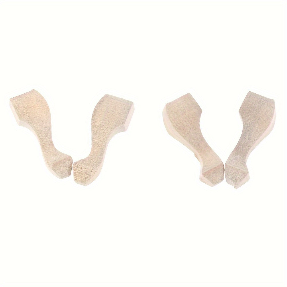 4pcs 1 12 Dollhouse Tea Table Cabinet Legs DIY Model Furniture Toy Doll House