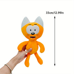 Yellow Kote Kitty Plush Toy Soft Stuffed Animal Doll for Room Decor