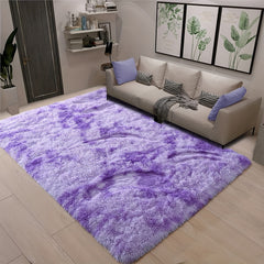 Tie Dye Soft Shaggy Rug 4x6 Feet