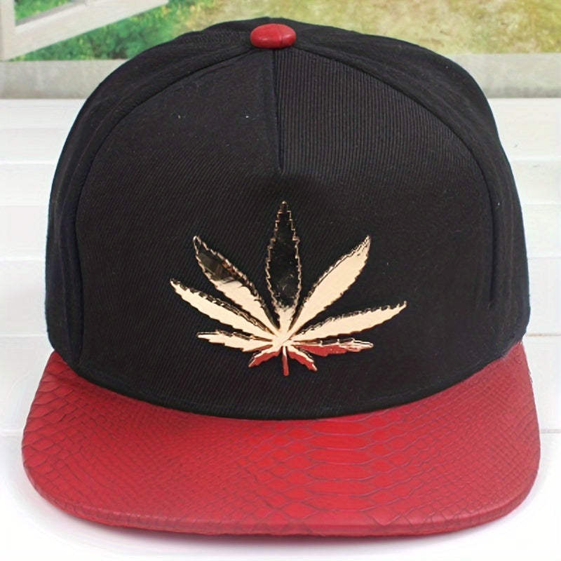 Maple Leaf Decor Baseball Cap Hip Hop Hat Trucker Cap