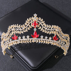 Vintage Crystal Rhinestone Princess Prom Big Tiara Crown Diadems