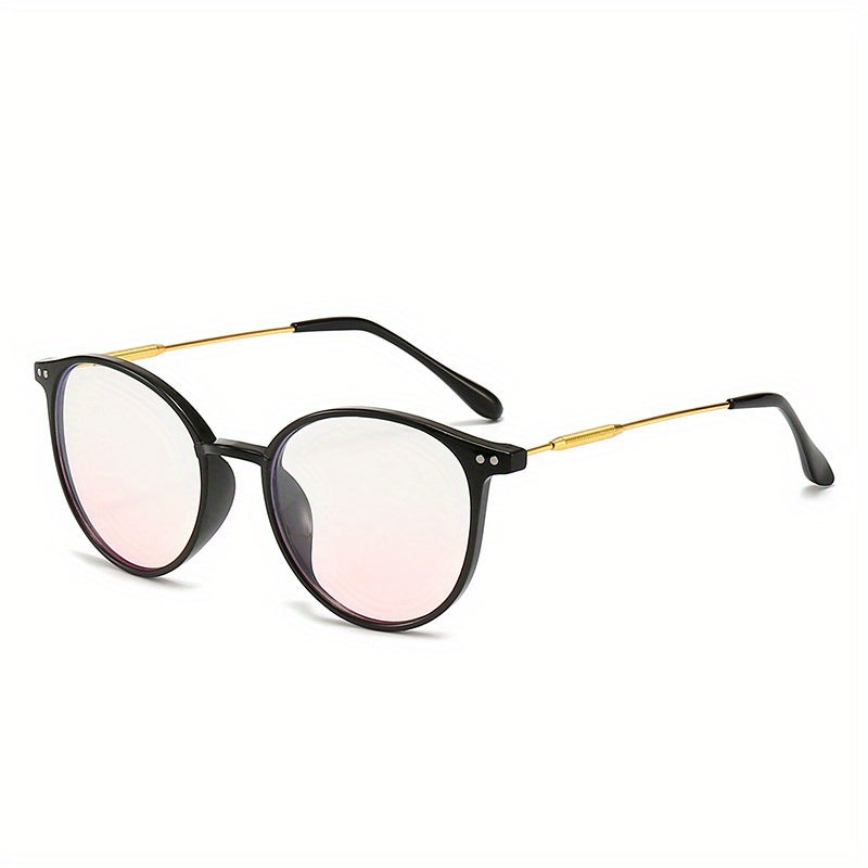 Light Blocking Glasses Anti Eyestrain Square Gradient Clear Lens