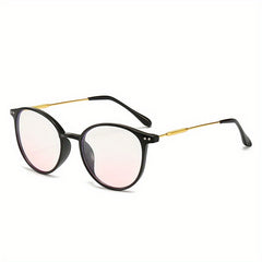 Light Blocking Glasses Anti Eyestrain Square Gradient Clear Lens