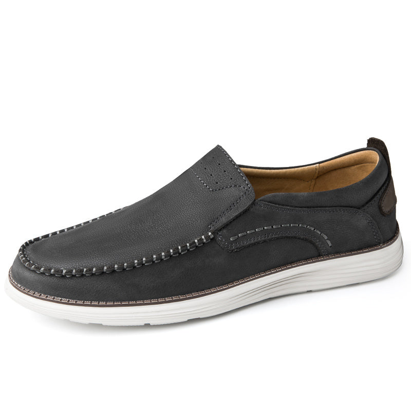 Men's Comfortable Loafer Shoes Rubber Sole Slip On