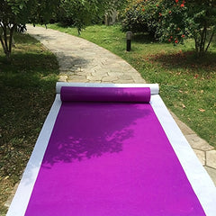 Purple Grass Aisle Carpet 1m Indoor Outdoor Decoration
