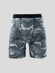 Men's Honeycomb Print Swim Trunks Quick Dry Beach Shorts