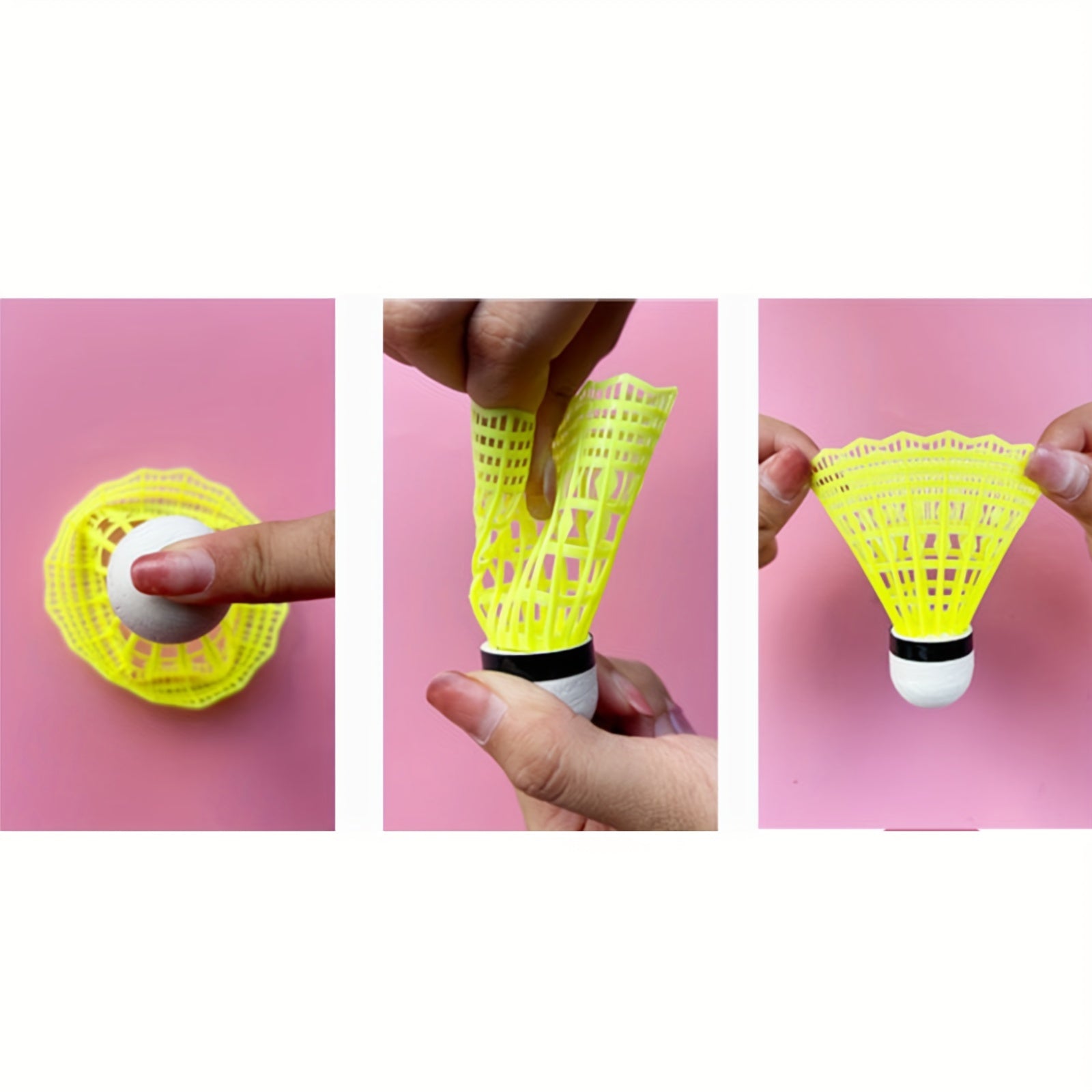5pcs Durable Outdoor Badminton Shuttlecocks for Training & Competition