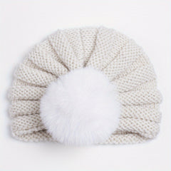 Baby Child Knitted Hat Wool Ball Thread Boys Girls