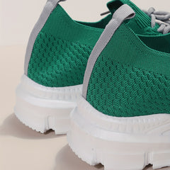 Women's Lightweight Woven Running Shoes Comfort Non slip Sports Shoes