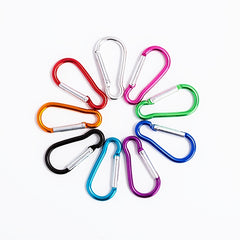 Durable Aluminum Alloy Carabiner Clip Hook Keychain for Outdoors