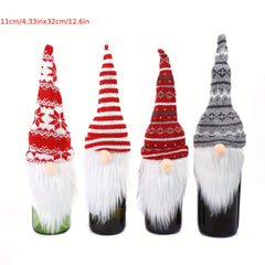 Holiday Wine Cover Christmas Decoration Gift Bag Restaurant Holiday Decoration