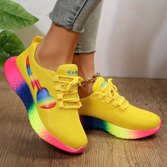 Women's Mesh Running Shoes Non Slip Lightweight Sneakers