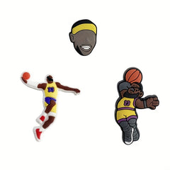 Basketball Shoe Charms For Crocs - 12pcs Sports Charms For Boys