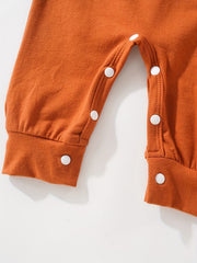 Baby Boys Casual Printed Long Sleeve Bodysuit Hat Gloves Set