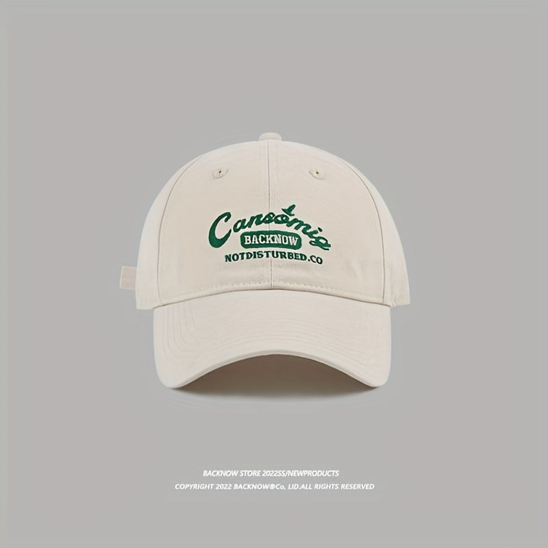 Men's Letter Embroidery Baseball Cap Casual Summer Hat